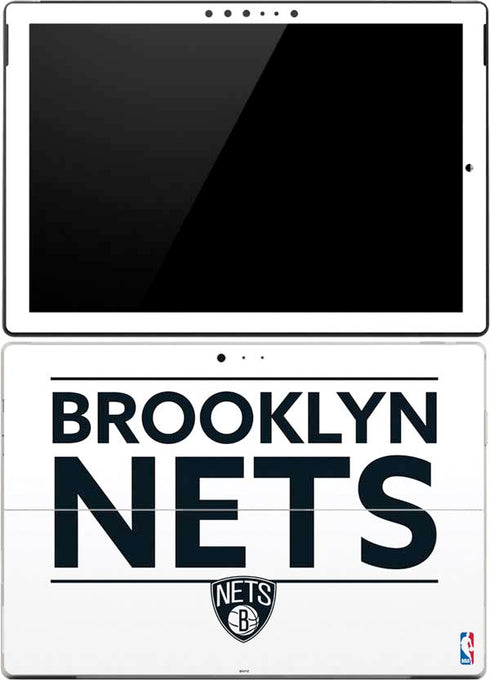 NBA Brooklyn Nets Standard - White Surface Pro (2017) Skin